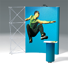 Conception de stand - stand pliable - la solution économique - Pubvolume Conception de stand - stand pliable - la solution économique - Pubvolume
